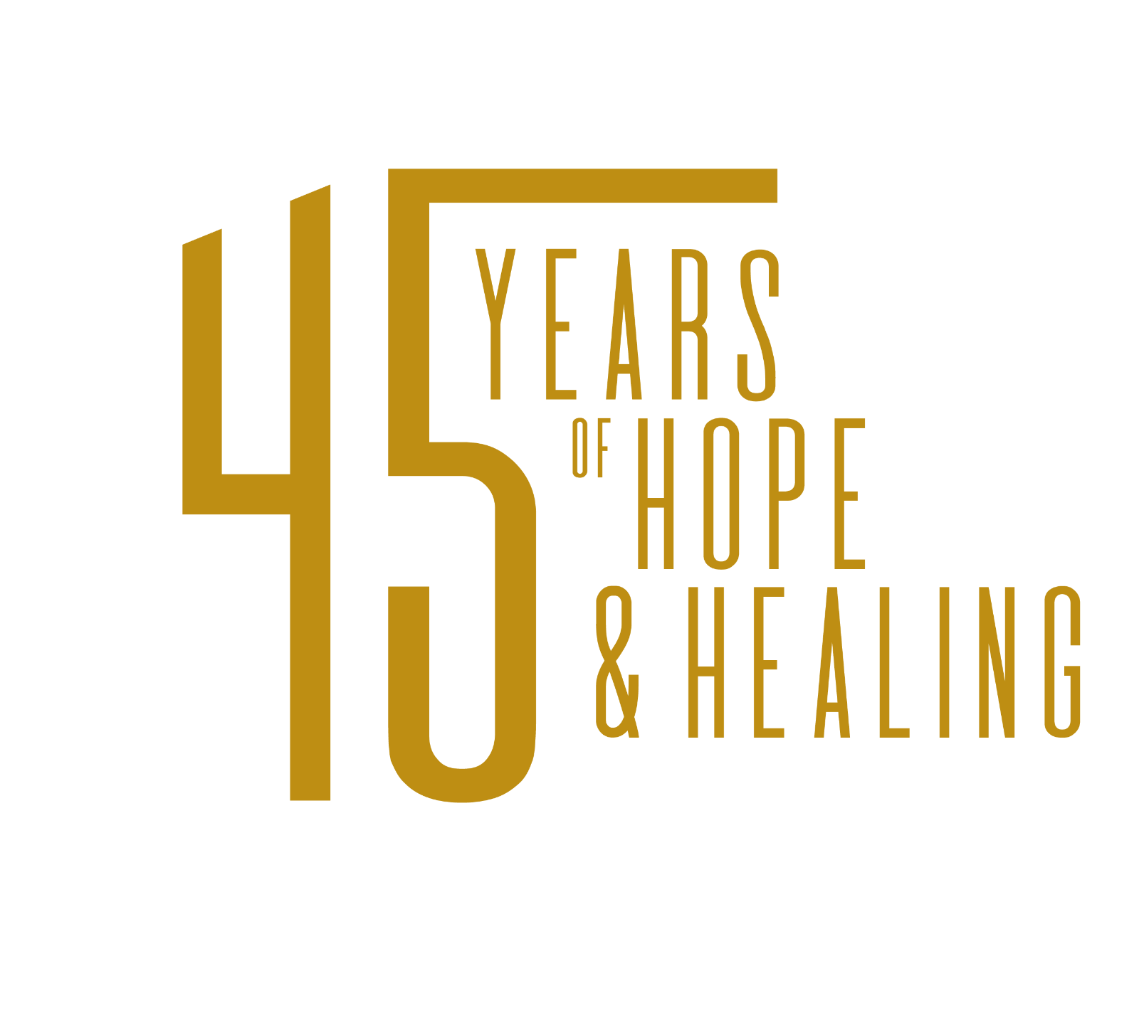 45Years of Hope and Healing logo